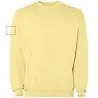 Sudadera cuello redondo unisex lavado ácido canalé - Imagen 30