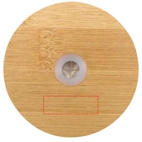 Jarra vidrio borosilicato 650 ml con tapa bambú