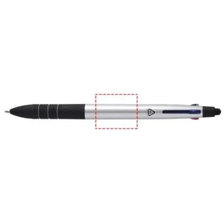 Bolígrafo ABS reciclado RCS 3 tintas stylus
