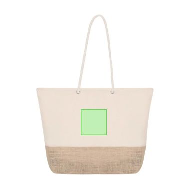 Bolsa yute algodón 48 x 35 x 15 cm
