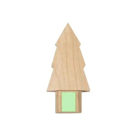 Memoria USB 16GB madera pino cierre capucha
