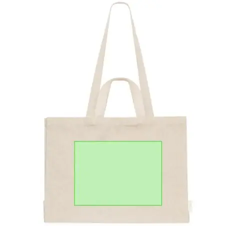 Bolsa algodón reciclado 150 g/m² con fuelle