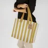 Bolsa algodón reciclado RPET 310g/m2 rayas fuelle 10kg - Imagen 13