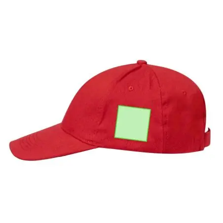 Gorra 5 paneles de algodón reciclado y RPET