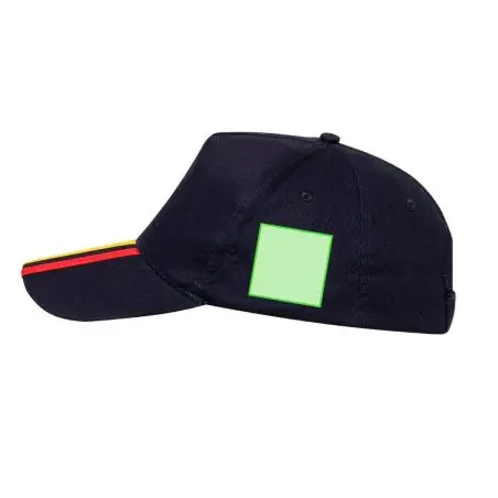 Gorra 5 paneles diseño España algodón peinado velcro