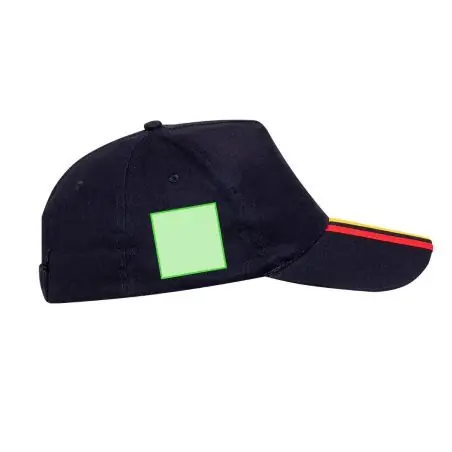 Gorra 5 paneles diseño España algodón peinado velcro