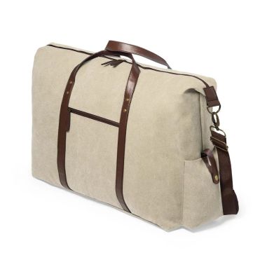 Bolso canvas 480g/m² polipiel cremallera hombro mosquetón