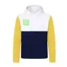 Sudadera tricolor con felpa cepillada y capucha - Imagen 8