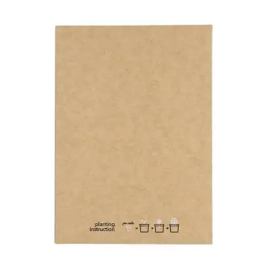 Postal navideña semillas pino adorno madera