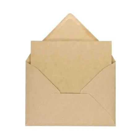 Postal navideña semillas pino adorno madera