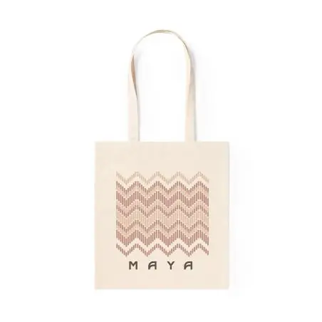 Bolsa algodón 140 g/m² asas largas