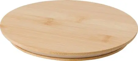 Ensaladera borosilicato 1200 ml con tapa de bambú
