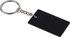Llavero rectangular de acero inox. reciclado Ecológico Personalizado 101349498