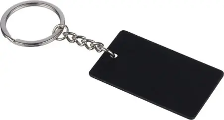 Llavero rectangular de acero inox. reciclado Ecológico Personalizado 101349498