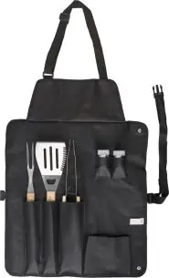 Set de barbacoa Hugo | Inox | Ecológica Personalizada 102631