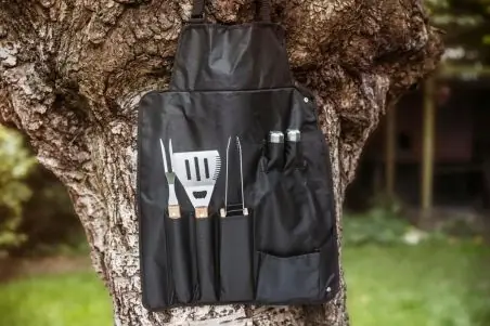 Set de barbacoa Hugo | Inox | Ecológica Personalizada 102631