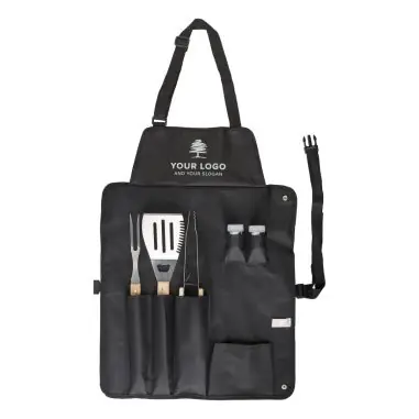 Set de barbacoa Hugo | Inox | Ecológica Personalizada 102631
