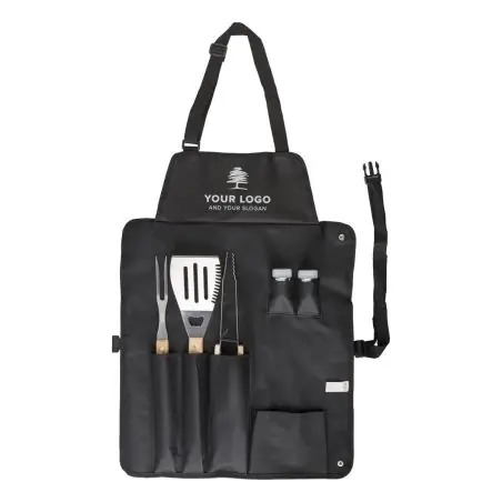 Set de barbacoa Hugo | Inox | Ecológica Personalizada 102631
