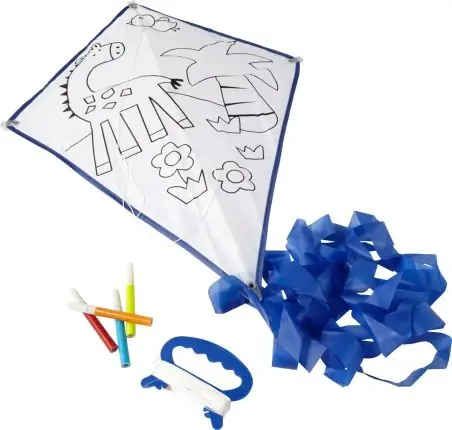 Cometa Lina | Poliéster 190T | 4 rotuladores Ecológica Personalizada 107818