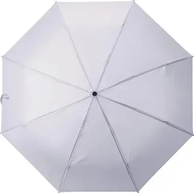 Paraguas plegable rPET pongee 8 paneles mango roble