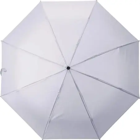 Paraguas plegable rPET pongee 8 paneles mango roble