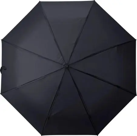Paraguas plegable rPET pongee 8 paneles mango roble