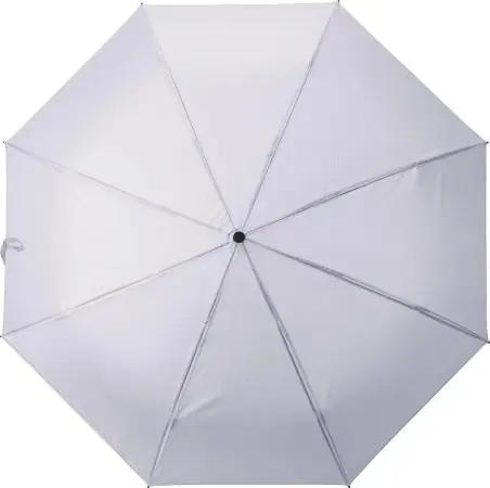 Paraguas plegable rPET pongee 8 paneles mango roble