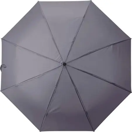 Paraguas plegable rPET pongee 8 paneles mango roble