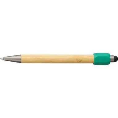 Bolígrafo bambú ABS reciclado spinner puntero 800m