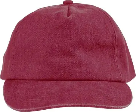 Gorra de algodón 240 g/m² con efecto lavado