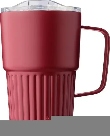 Taza termo inox reciclado 450 ml asa tapa deslizante RCS