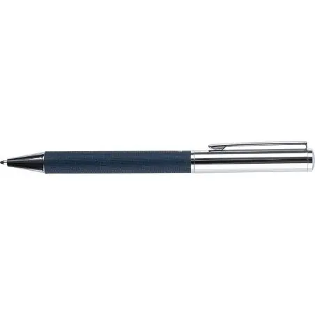 Bolígrafo giratorio latón y RPET tinta azul