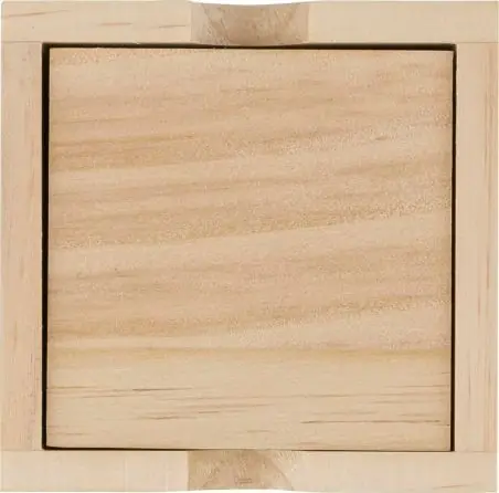 Sudoku de madera de pino con tablero elevable