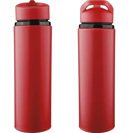 Bidón acero reciclado Zeno 500 ml con pajita