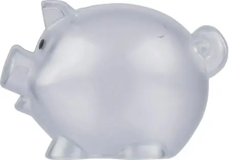 Hucha PS reciclado con forma de cerdito