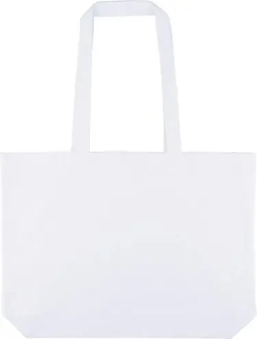 Bolsa tote algodón 140 g/m² refuerzo 10 cm