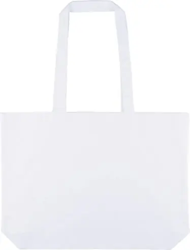 Bolsa tote algodón 140 g/m² refuerzo 10 cm