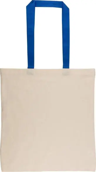 Bolsa tote algodón 140 g/m² asas color