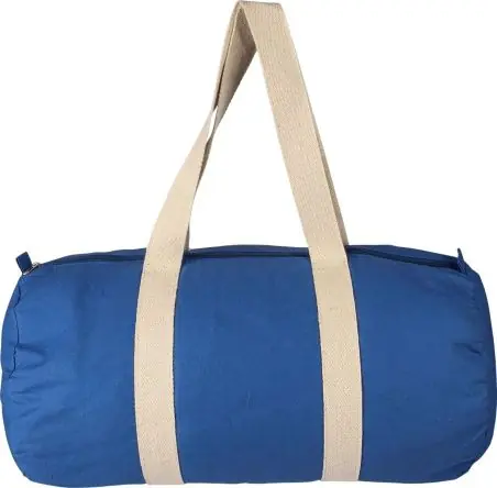 Bolsa deportiva algodón 180 g/m² con cremallera