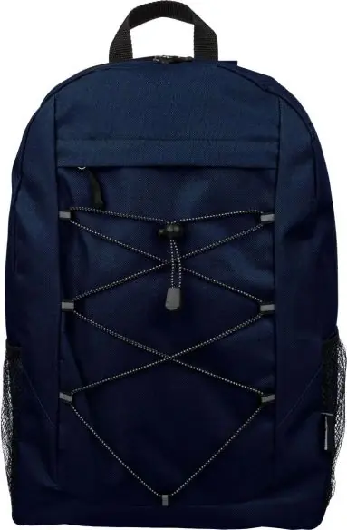 Mochila deportiva rPET 600D con bandas elásticas