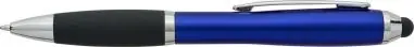 Bolígrafo ABS reciclado grip caucho stylus negro