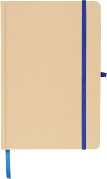 Cuaderno Kraft A5 80p 70gsm aluminio efecto espejo FSC