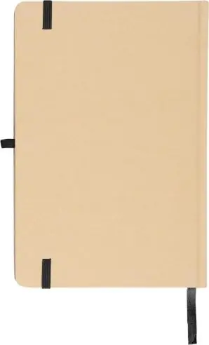 Cuaderno Kraft A5 80p 70gsm aluminio efecto espejo FSC