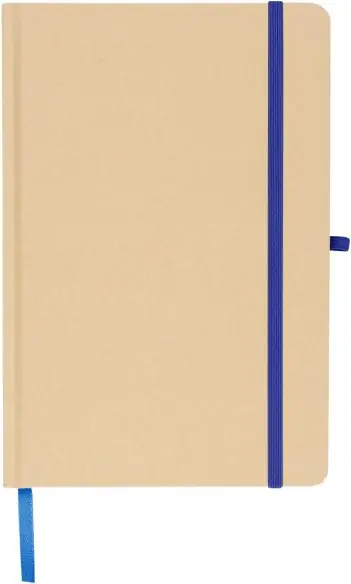 Cuaderno Kraft A5 80p 70gsm aluminio efecto espejo FSC
