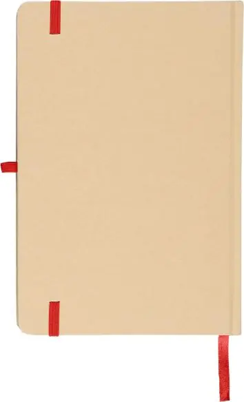 Cuaderno Kraft A5 80p 70gsm aluminio efecto espejo FSC