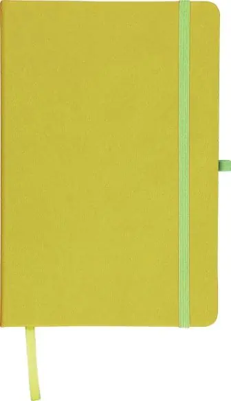 Cuaderno PU reciclado A5 80p 70gsm FSC grabado relieve