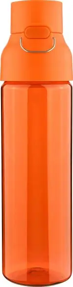 Botella Tritan Bliss 750 ml cierre botón asa transporte PP