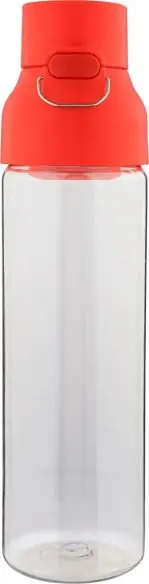 Botella Tritan Dune 750 ml cuerpo transparente cierre botón