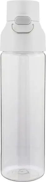 Botella Tritan Dune 750 ml cuerpo transparente cierre botón