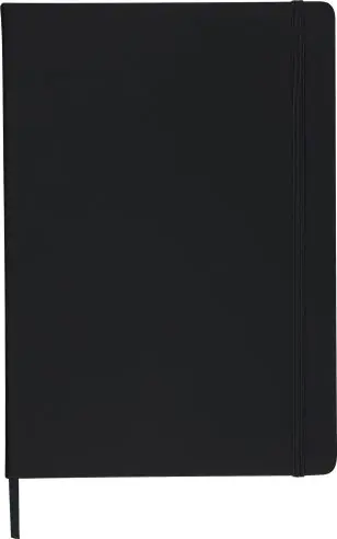 Cuaderno A4 PU reciclado 96p 65gsm FSC banda elástica